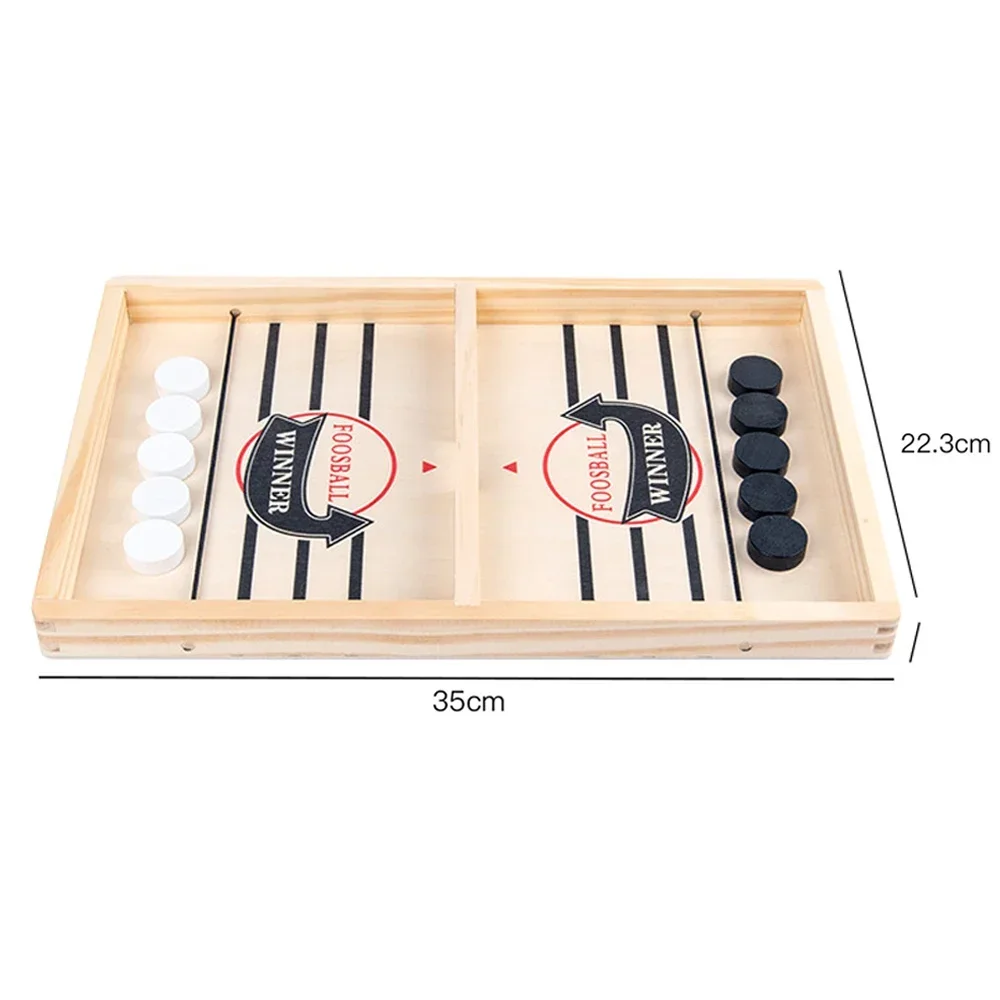 Fast Sling Puck Game Double Battle Desktop Winner Board Game Slingshot Table Hockey Toys Home Parent-Child Interactive Table Toy 6