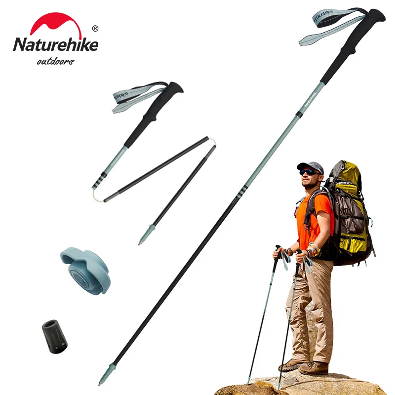 Naturehike Air Terk EXT: Ultralight Full Carbon Folding Trekking Poles