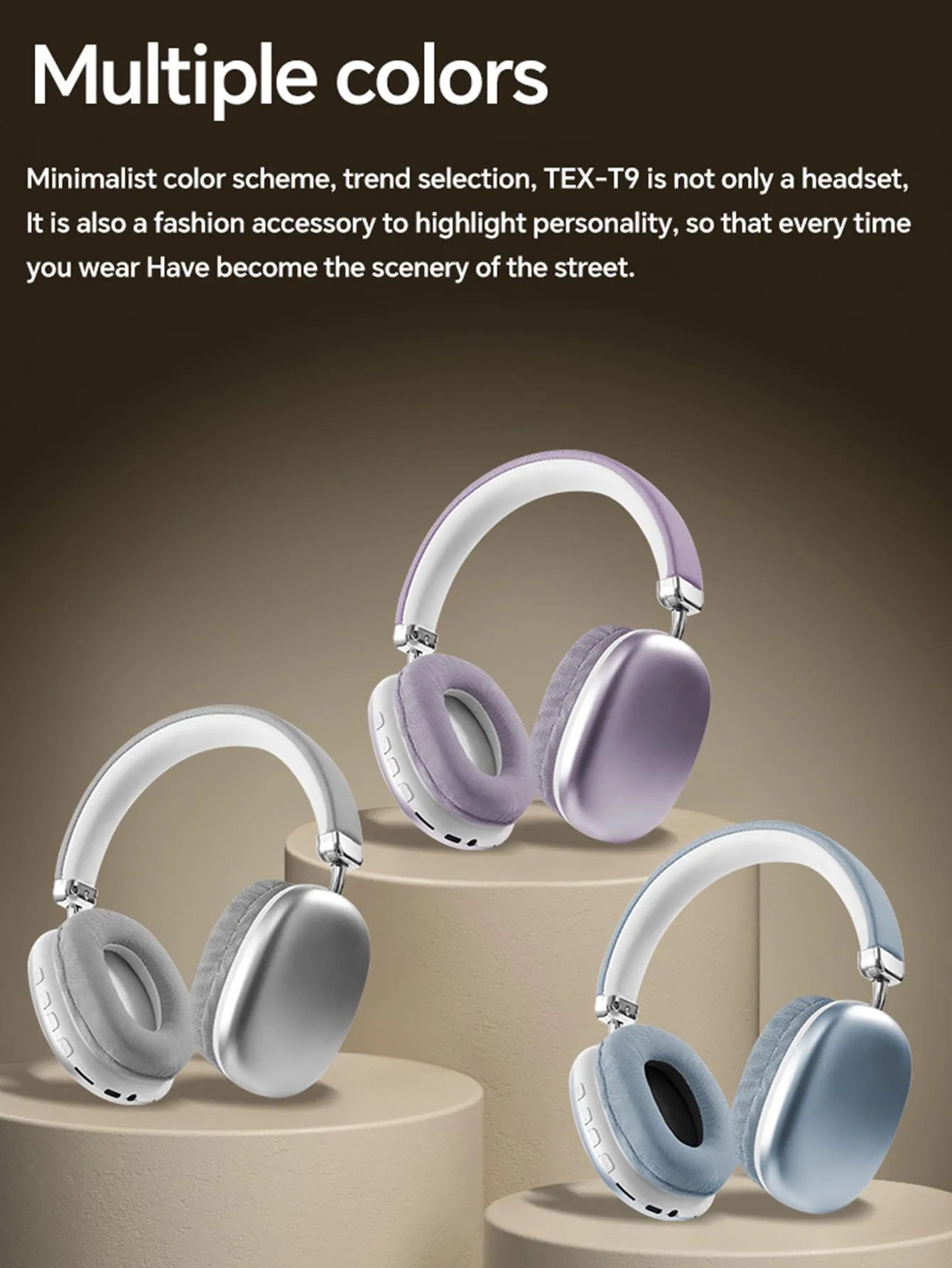 Description Picture 5 of itemUpgraded Wireless Headphones, Lightweight and Foldable Earpieces