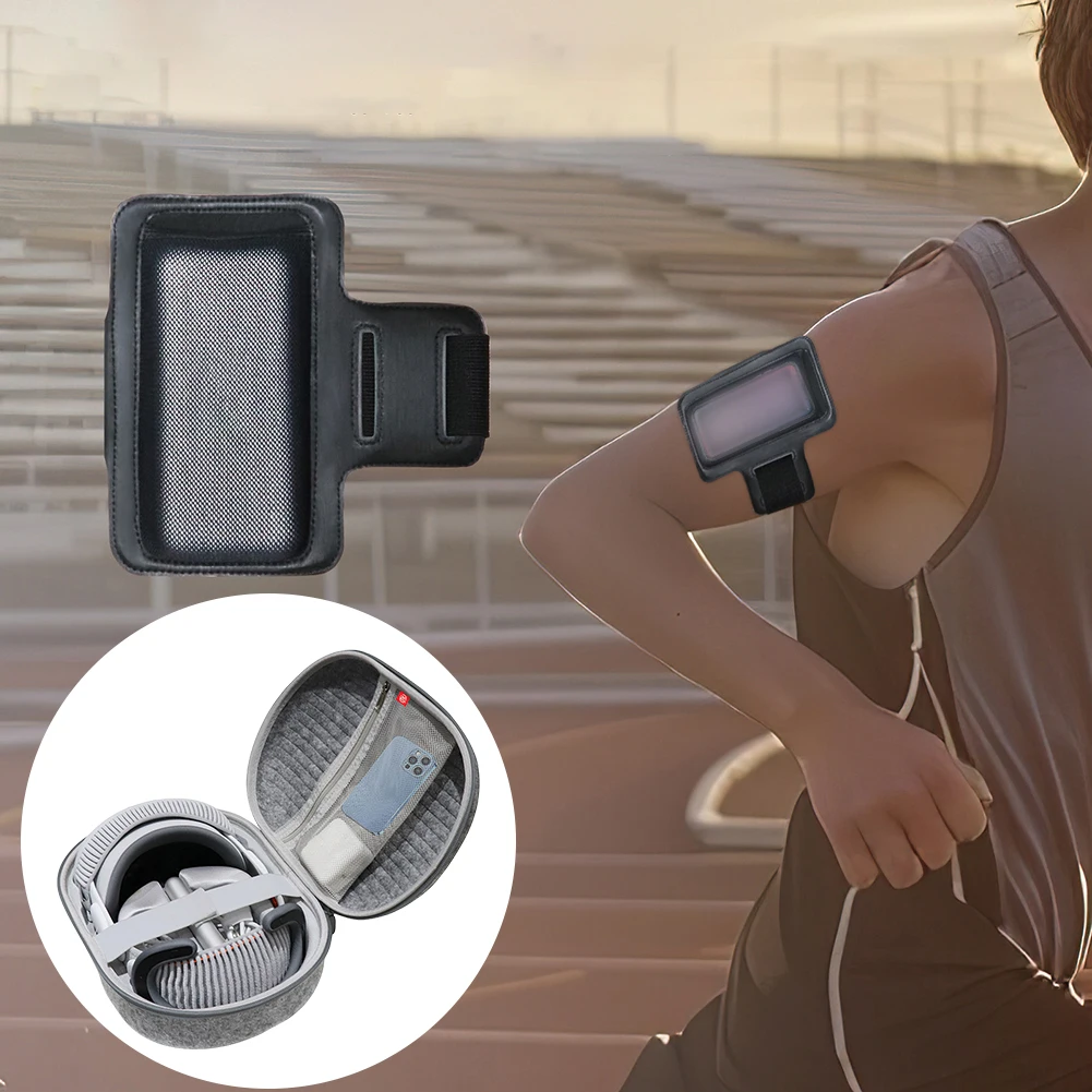 

Водонепроницаемый защитный чехол для Apple Vision Pro, с ремешком на руку