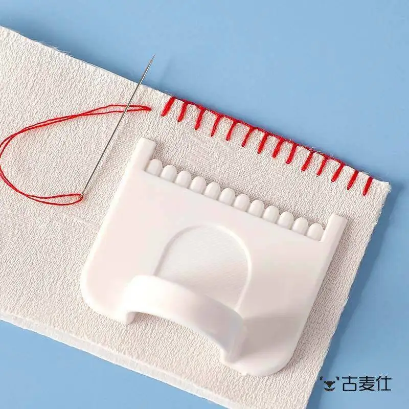 가정용 바느질 보조 도구 수제 DIY 바느질 가장자리 고정 다기능 실 바늘 (패브릭 아트 및 공예용)