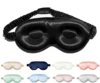 100% Pure Mulberrry Silk Sleep Mask,3D Contoured No Pressure Eye Covers,Soft Blindfold For Sleeping,Luxury Silk Sleep Eyemask 1