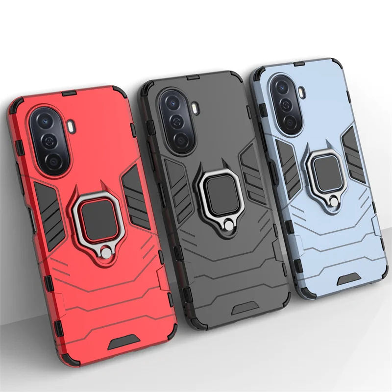 For Huawei Nova Y70 Cover Case For Huawei Nova Y70 Capas Shockproof Bumper Magnetic Holder For Fundas Huawei Nova Y70 Plus Cover