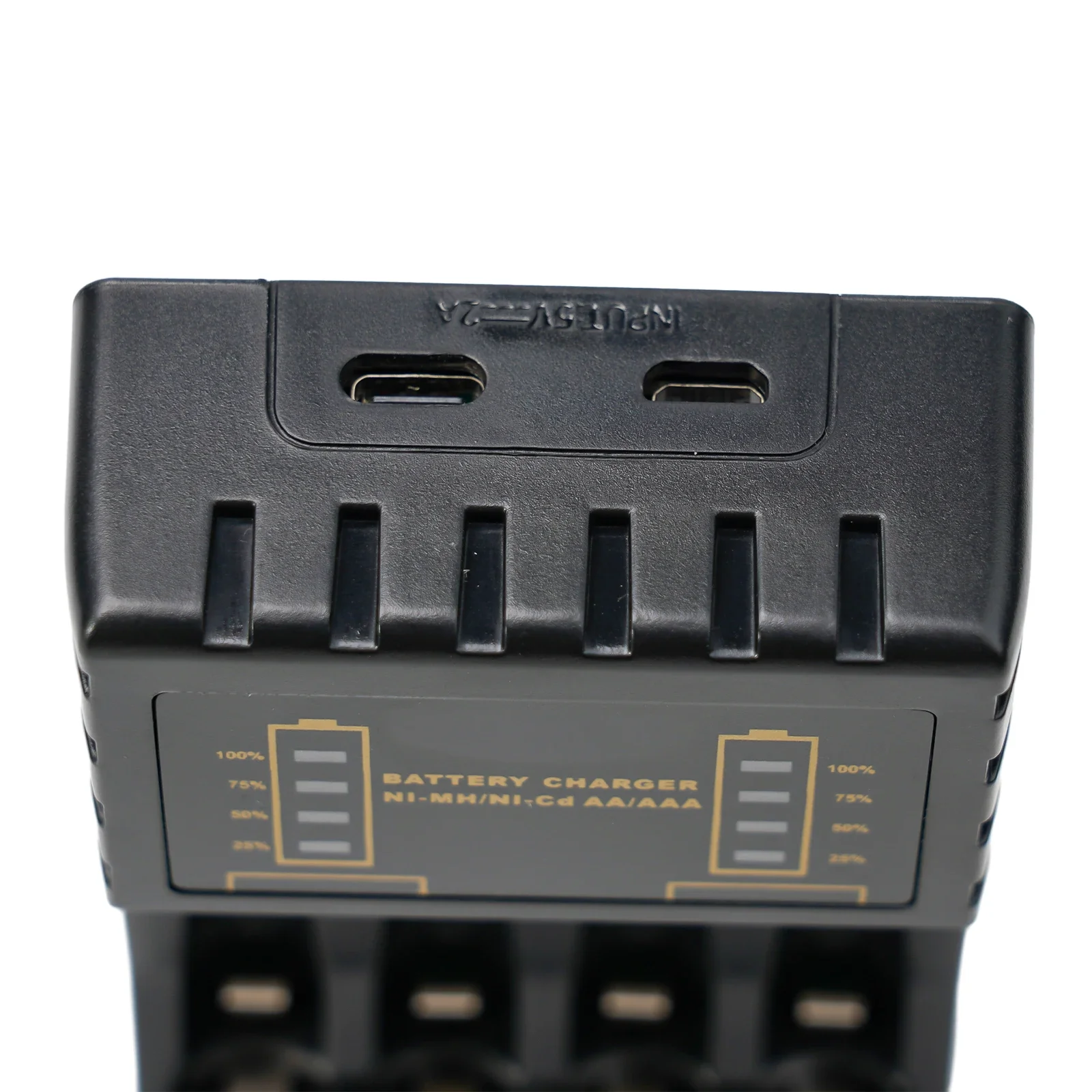 Advanced Technology Battery Charger for AA AAA Ni MH Ni Cd Rechargeable Batteries 4 Slots Short Circuit Protection