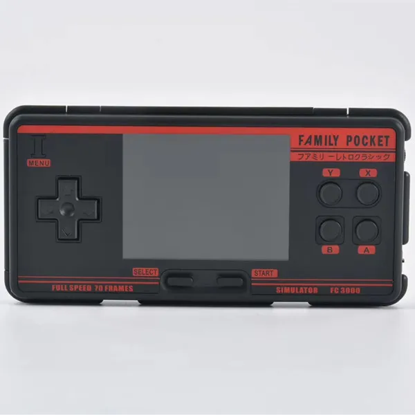 New FC3000  V3 Handheld game Player 3 inch HD IPS screen Support 8 emulators Built in 2000+ classic games Handheld game console 