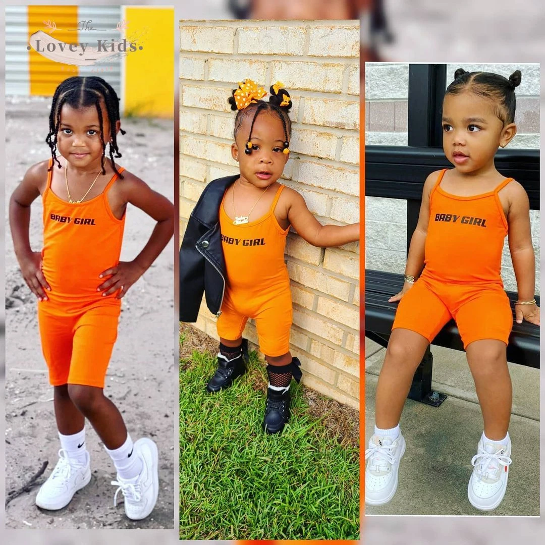 swag pretty girl jumpsuit for girls
