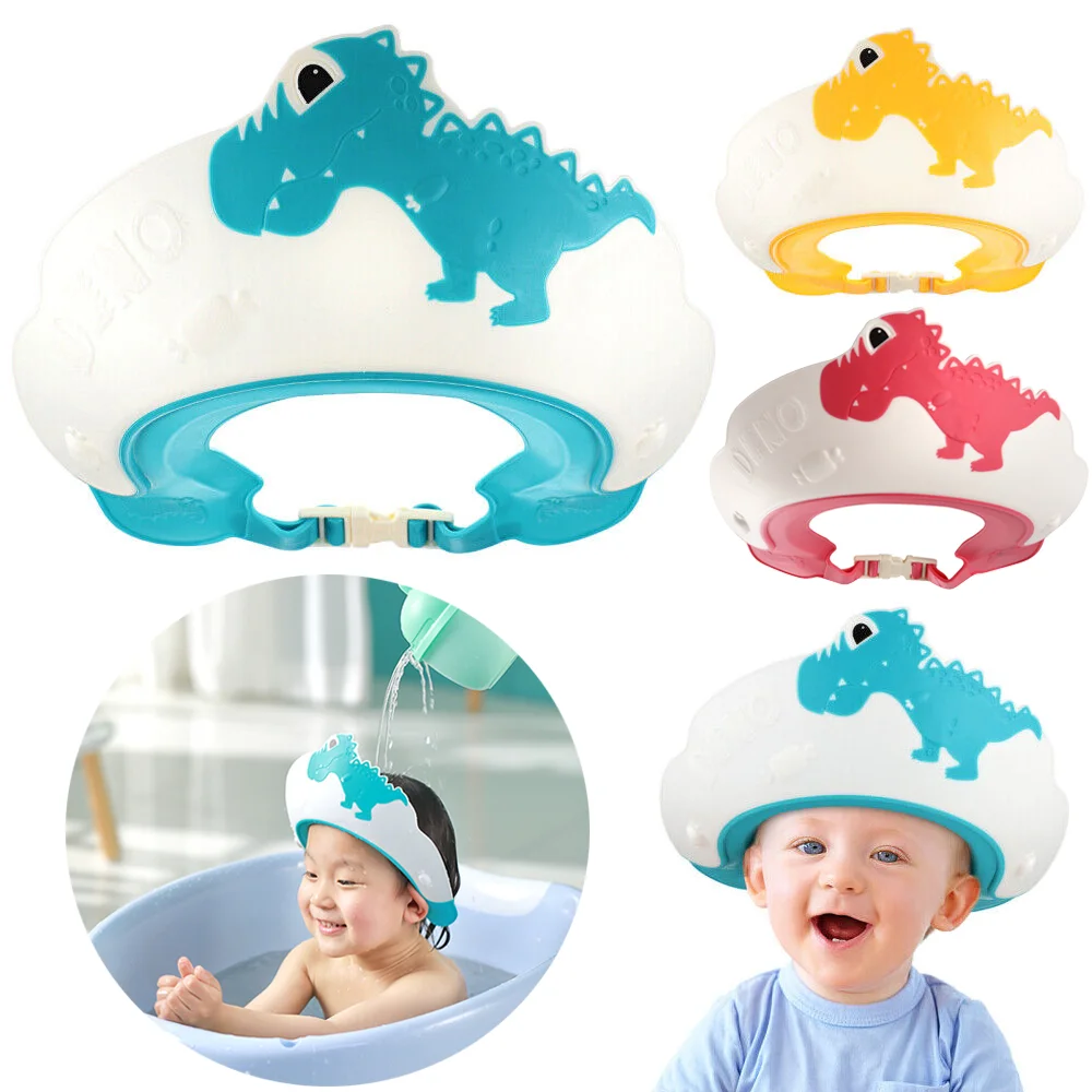 Shower Cap Baby Hair Washing Shield Shampoo Cap Toddler Shower Hat Visor Hair Washing Shield Guard Child Care hair wash hat hair wash shield shampoo shower cap