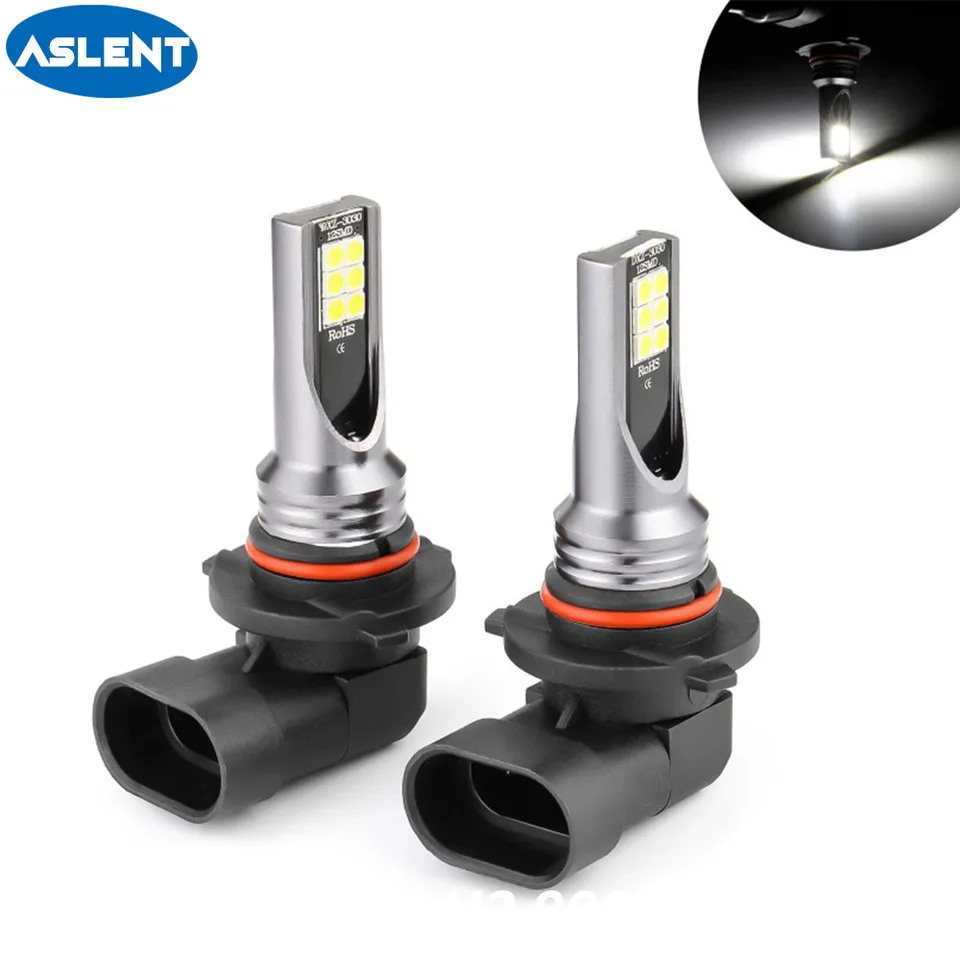 2PCS H8 H11 Led-lampen HB4 9006 H3 9005 Nebel Lichter Fahren 3030 Schwanz  Lampe Auto Licht parkplatz 10W 1000LM Auto 6000K Weiß 12V 24V - AliExpress