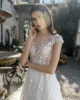 Exquisite Wedding Dresses For Women Sleeveless V-Neck Bridal Gowns Lace Appliques Robes Delicated Vestidos De Novia Customized 3