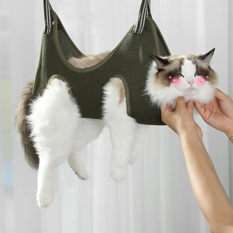 다기능 고양이 세척 가방, 새끼 고양이 목욕 도구, 고양이 목욕 가방, 고정 가..