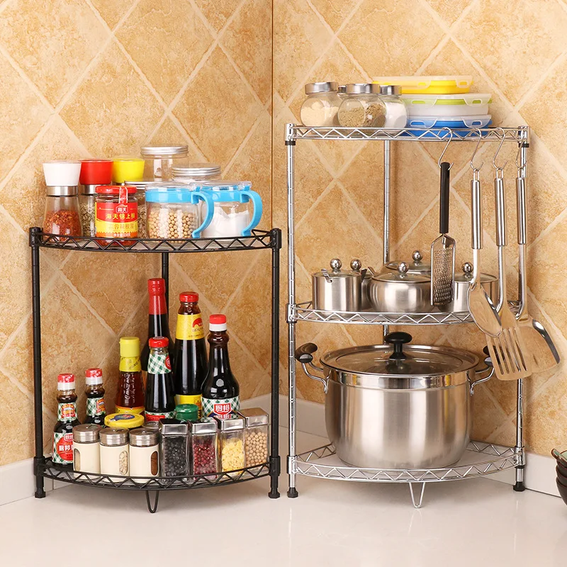 Stainless steel kitchen corner rack sale