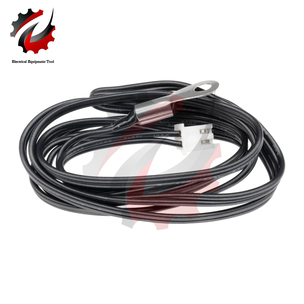 

NTC Temperature Sensor Temperature Measurement Thermistor 10K 3950 1% 1M 100cm W1209 W1401 Temperature Sensor With Mounting Hole