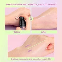 Qibest trois couleurs presse libération crème correcteur isoler maquillage Base du visage crème éclaircissante liquide correcteur visage apprêt 5