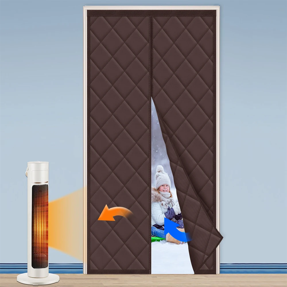 Magnetic Thermal Insulated Thickened Door Curtain