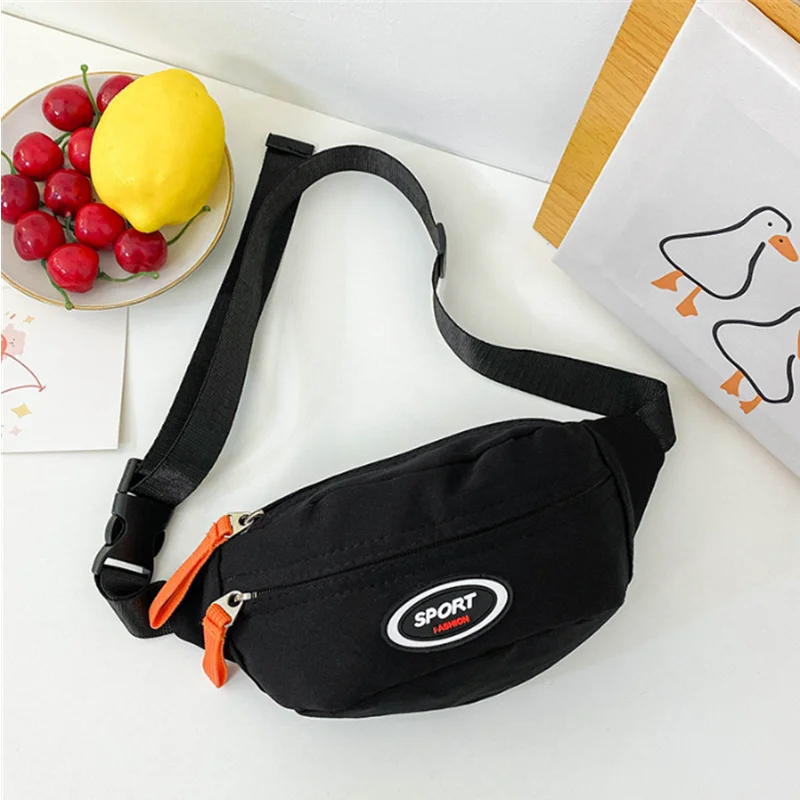 Cute Children Waist Bag High Quality Canvas Belt Bags Designer Crossbody Chest Bag Female Solid Fanny Pack Hip Purse S840792901c6745318a25cfc2aa4f4c1aB