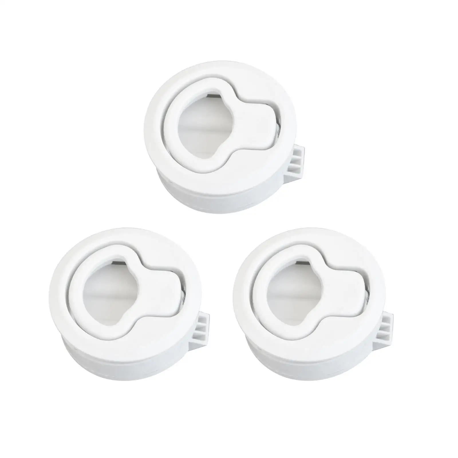 

3 Pieces Flush Locker Pull Latch Boat Latch for Camping RV