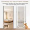 Cat Screen For Doorway Mesh Cat Door With Double Zipper Closure Escape Proof Screen Gate To Keep Pets In For Bedroom Kitchen 4