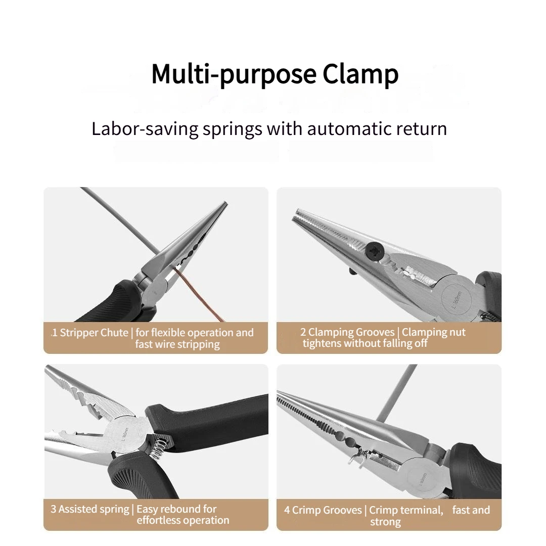 Mijia Power Tool Combo Kits Electric Screwdriver Self-lock Tape Measure Pliers Wrench Home Household DIY Hand Tool Kits 6