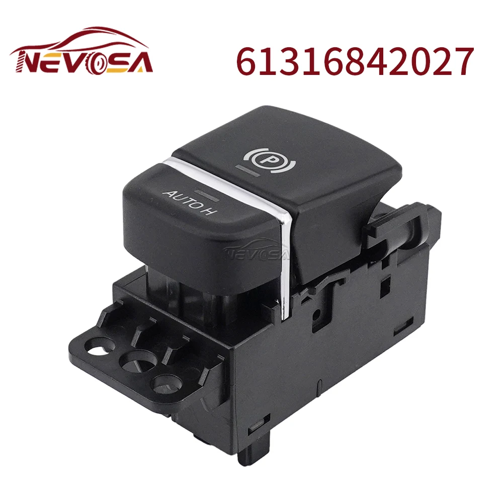 61316842027ForBMWG30G31G32G83BrightSurfaceElectronicHandbrake