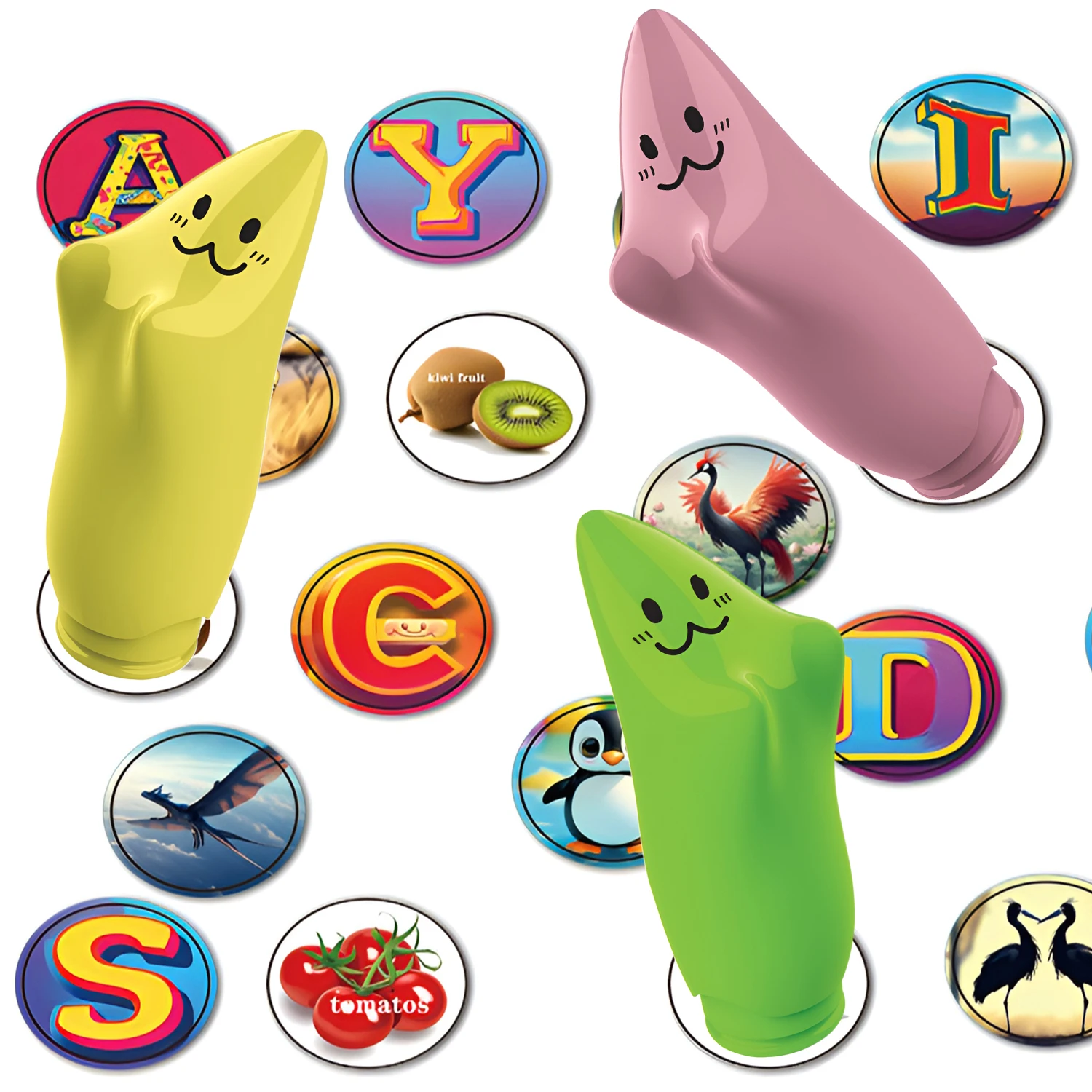 Kid Toys Arts and Crafts Fidget Toy Collectible Character 24-Page Pad +Sticker Stamper+ 600 Stickers for 3+ Boys and Girls self ink stamps name stickers name sticker magic seal sticker book diy ink pad sponge stamp brush kits