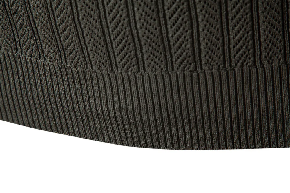 Neue Herbst und Winter männer Pullover Langarm Gestrickte Pullover Halb Zipper Business Casual Dünne Pullover – Detail 12