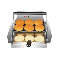 Burger Bread Maker Sandwich Electric 110V 220V Bread Hamburger Sandwich Toaster Commercial hamburger machine 1