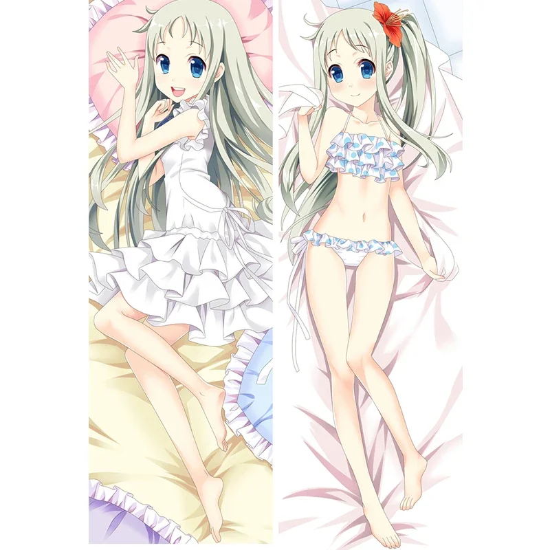 Il Nuovo Anime Giapponese Anohana Federa Honma Meiko Menma Dakimakura Federa Decorativa Per Il Corpo Che Abbraccia La Federa Del Cuscino