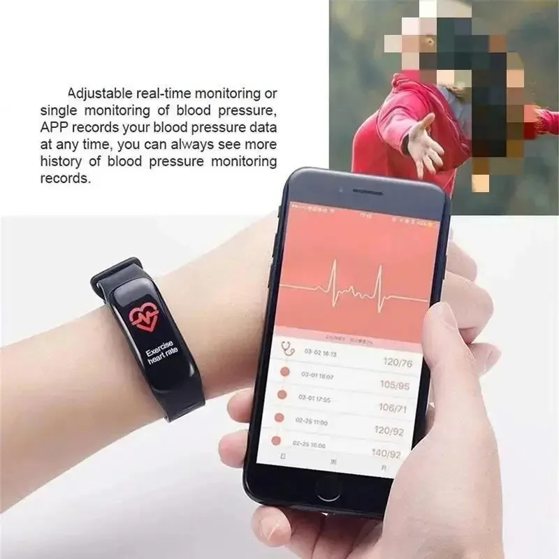Smartwatch Lenovo per Uomo e Donna, Regalo con Contapassi Bluetooth, Fitness Tracker, Monitoraggio Frequenza Cardiaca e Pressione Sanguigna, Braccialetto Sportivo Intelligente - immagine 4