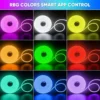RGB Neon LED Strip 1/2/3/5M IP65 Waterproof DIY USB Neon Strip Tuya App Remote Control Flexible Ribbon for Home Decor Lighting 2