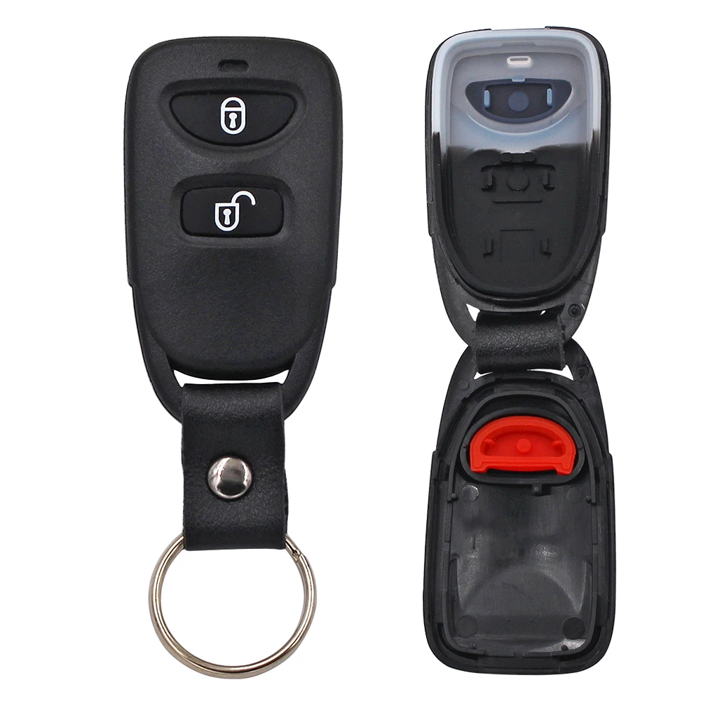 Ecusells 2+1 Buttons Remote Control Key Shell For Hyundai Elantra IX25 Tucson For Kia Replacement Car Auto Key Cover Case Fob