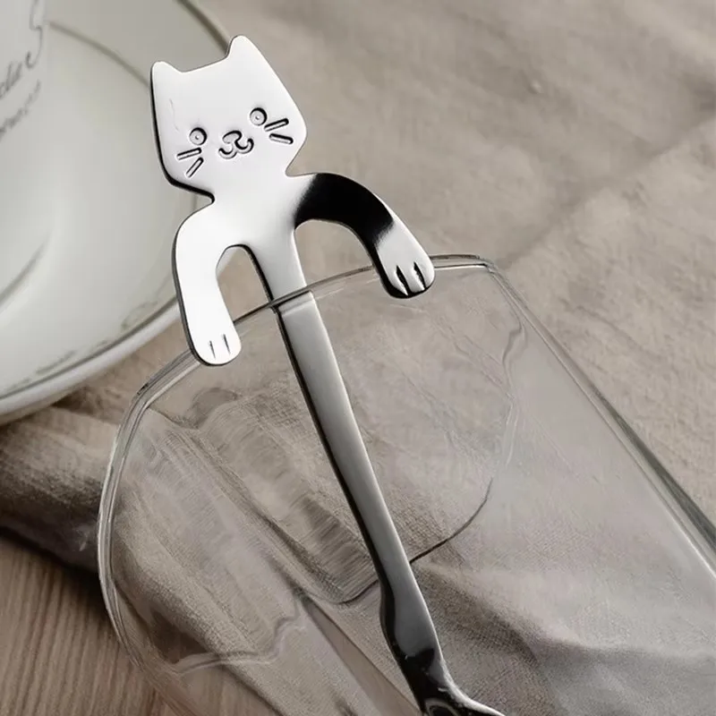 Creative Cat Hanging Coffee Spoon