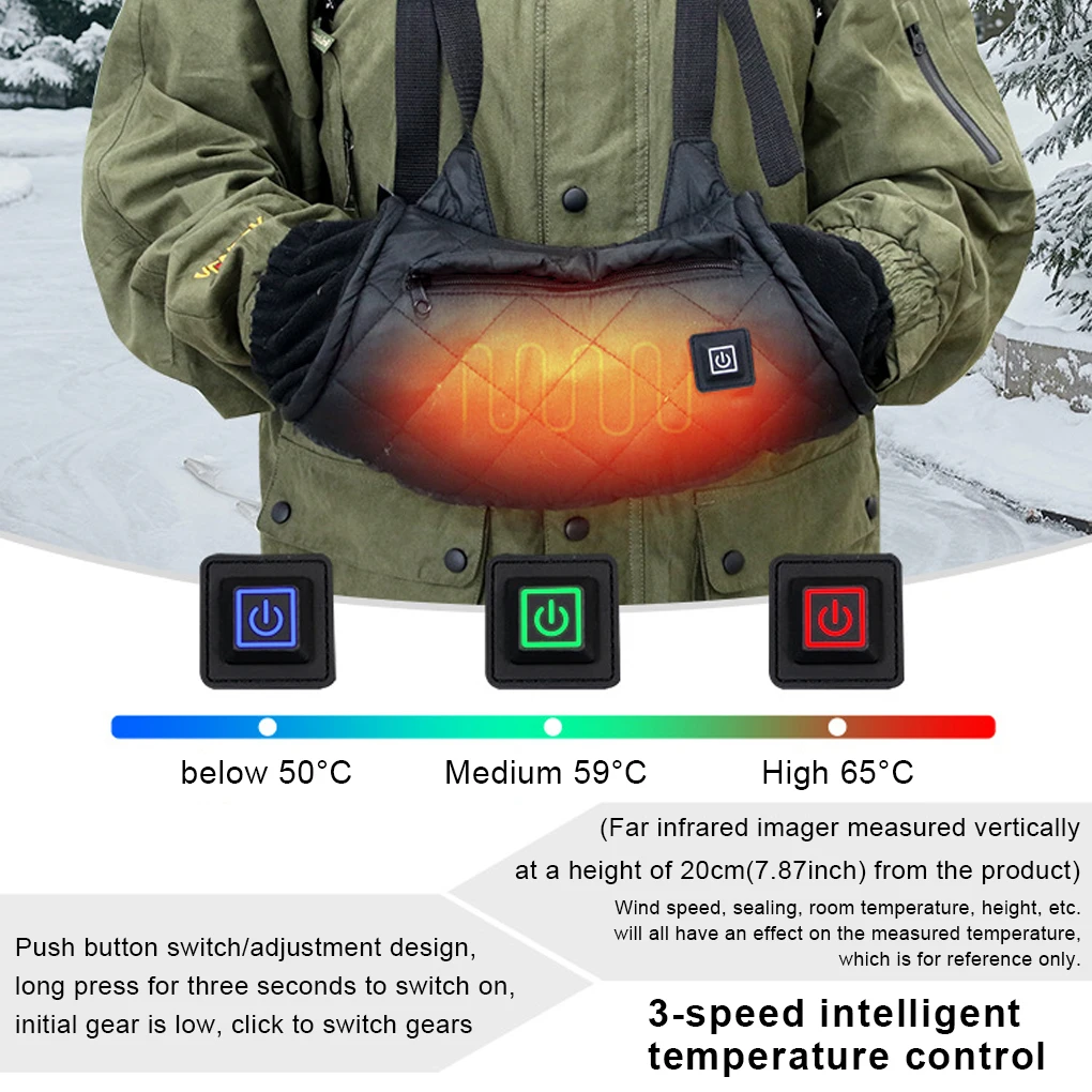 

Hunting Heated Hand Warmer Cold Weather Pocket Heater Portable Tourist