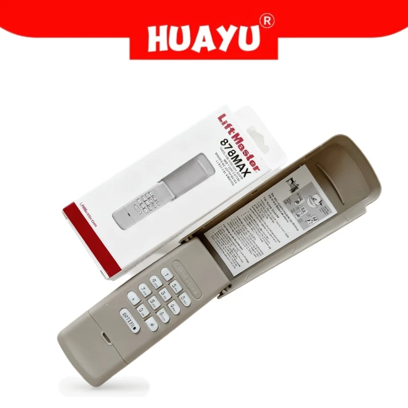 업그레이드된 L.LiftMaster 878MAX 키리스 출입 시스템 878MAX 877LM 376LM 377LM 차고 문 개폐기와 호환 가능