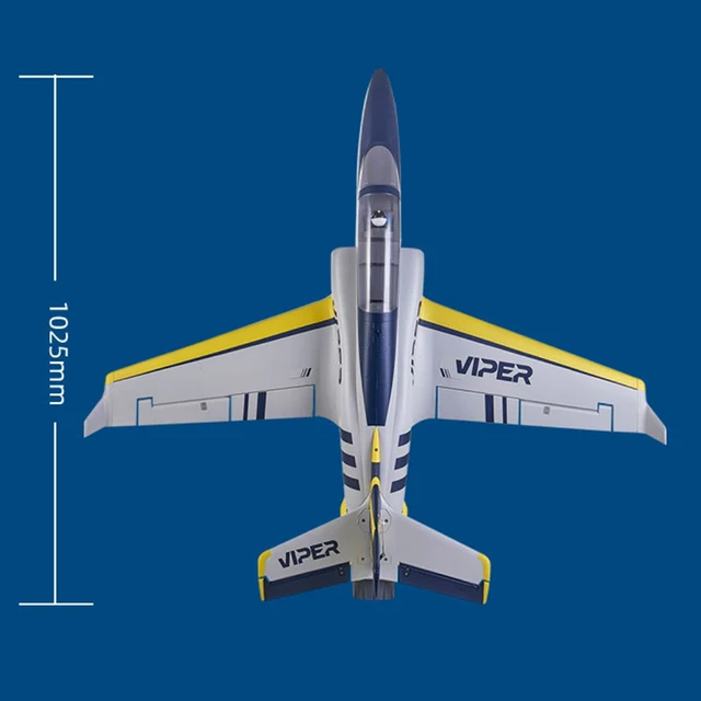 FMS 70mm Ducted Fan EDF Jet Viper V2 Model RC Airplane Remote Control Electric Aircraft Model Assembled Foam Machine Fixed Wing 5