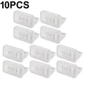 10Pcs White