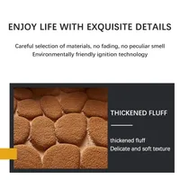 Memory Foam Mat Bathroom Bath Mat Cobblestone Embossed Mat In Bathtub Floor Rug Shower Room Doormat Non Slip Cobblestone Mat - Image 5