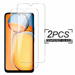 Enhanced Tempered Glass Screen Protector, 2 - Pack, 9H Hardness for Redmi 13C 4G (2Front Glass)