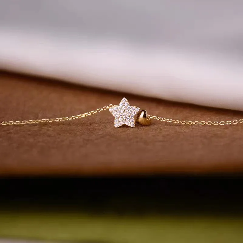 Real 925 Sterling Silver Fashion Sweet Zircon Flower Pendant Necklace For Women Wedding Party Fine S925 Jewelry