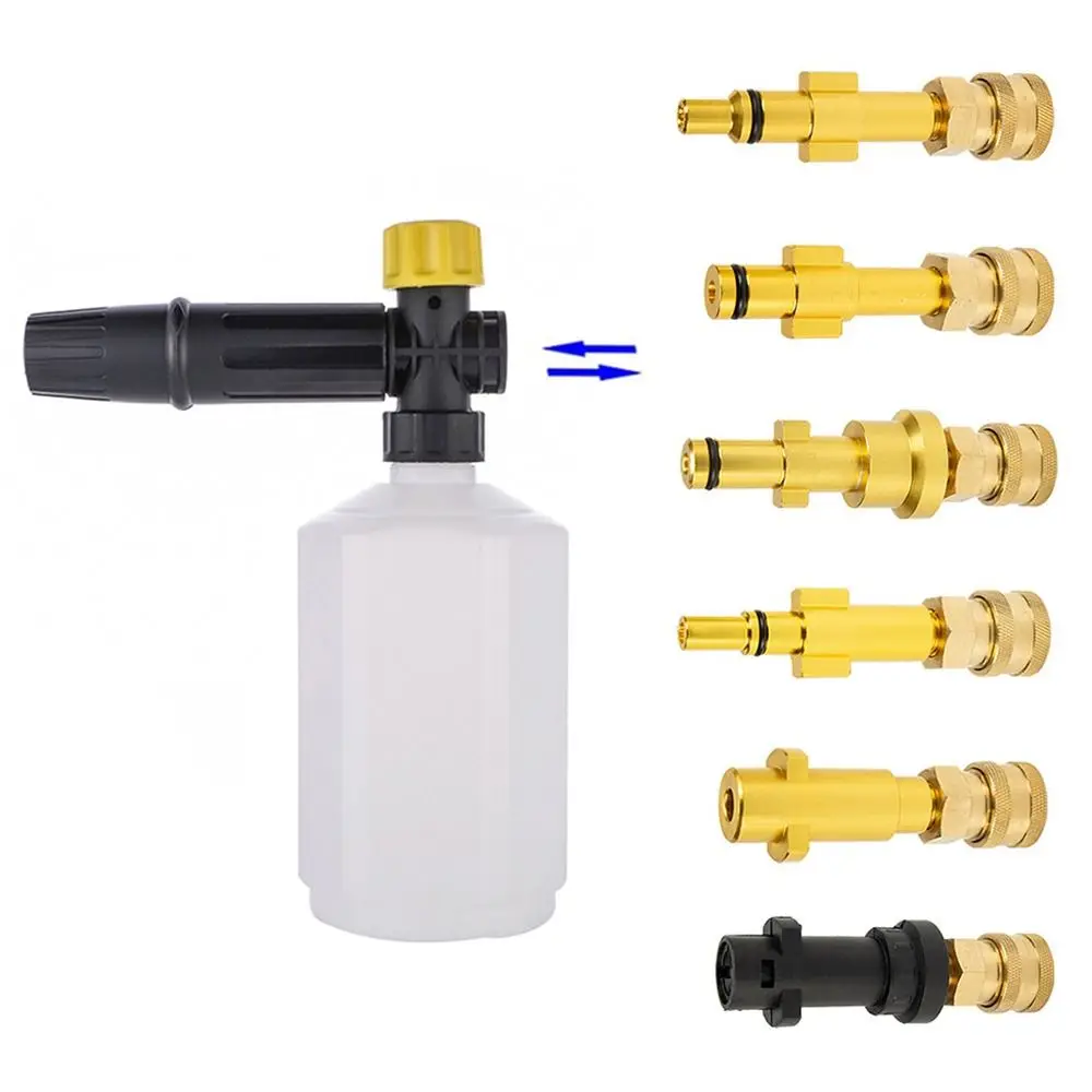 

Foam Generator Fitting for Karcher Snow Foam Pressure Washer Bayonet Adapter Spray Torch Nozzle Quick Connector