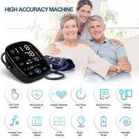Digital Blood Pressure Monitor Upper Arm Automatic BP Cuff Machine Tonometer LED Sphygmomanometer for Home Use Health Care 2
