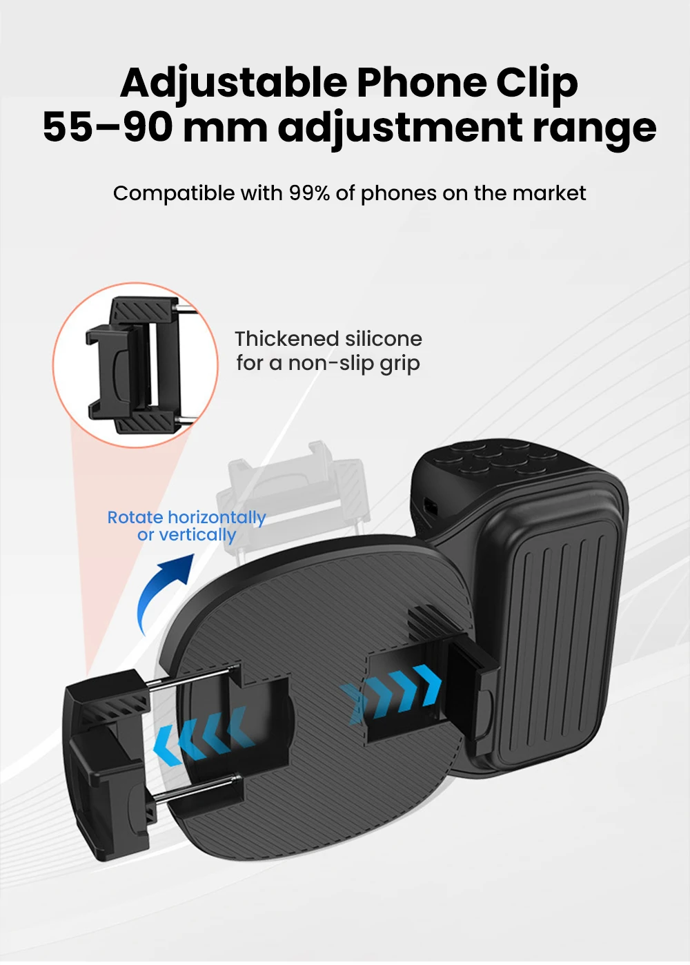 Intelligent Smartphone Camera Grip With Bluetooth Remote Shutter_voghion.com