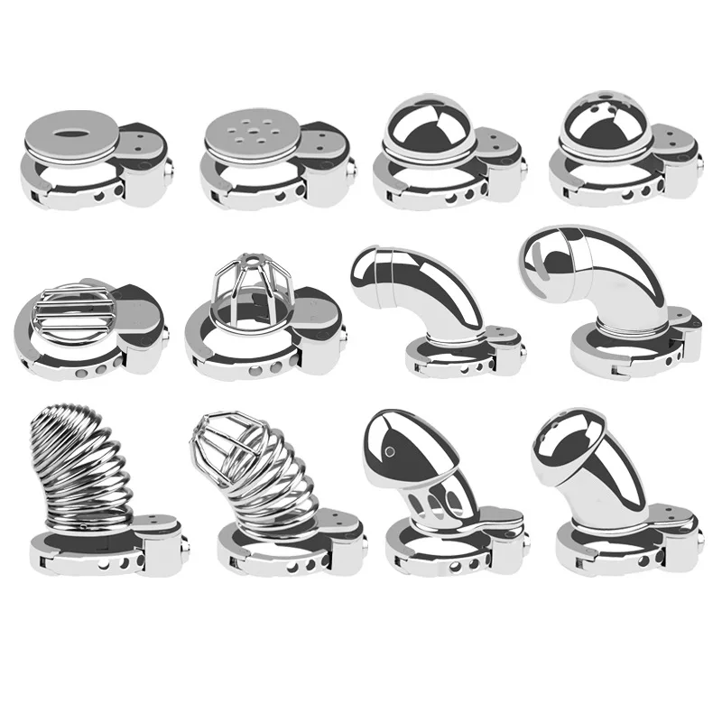 Metal Chastity Cock Cage for Men Penis Lock Adjustable Penis Ring Chastity Device Couple Sex Games Adult Toys Cock Ring penis chastity cage chastity lock sex toy penis cock ring male female sex toy