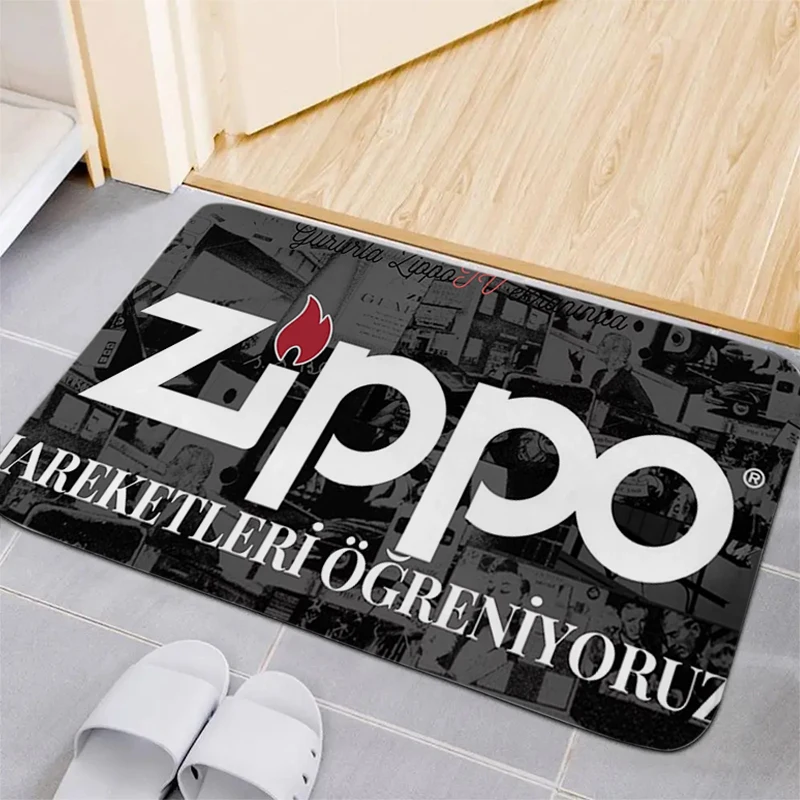 

Z-zippo Non-slip Kitchen Mat Living Room Mats Cute Rug Carpets Bathroom Carpet Custom Doormat Entrance Door Home Bath Foot Rugs