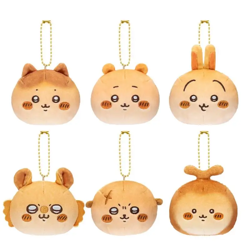 Chiikawa Usagi Hachiware Bread Series Plush Keychain