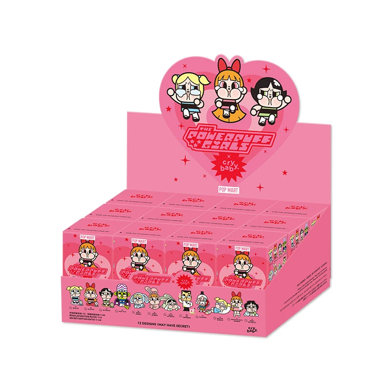 thumbnail image 1 of POP MART CRYBABY X Powerpuff Girls Series Caja Sorpresa Juguetes Bolsa Misteriosa Caja Misteriosa Figura de Acción Surpresa Modelo Lindo, 1 of 5