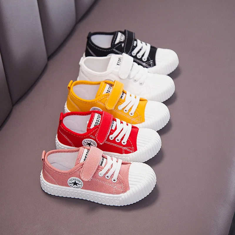 Spring Boys Girls Children Canvas Shoes Baby Soft Sole School Breathable Outdoor Causal Comfortable Sneakers Gifts for Kids 3
