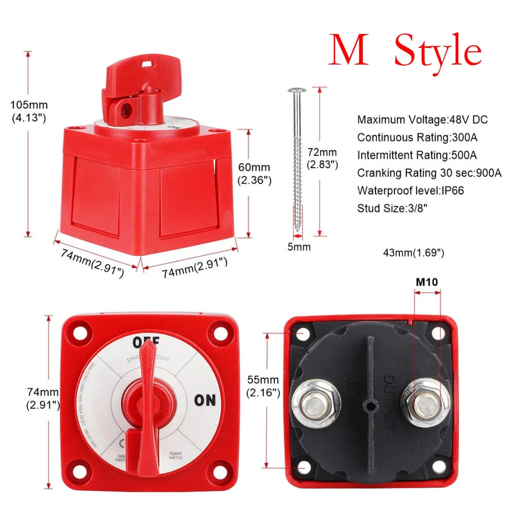 posição interruptor de massa da bateria seletor marinha isolador desligar interruptor rotativo para caravana do barco do caminhão rv camper