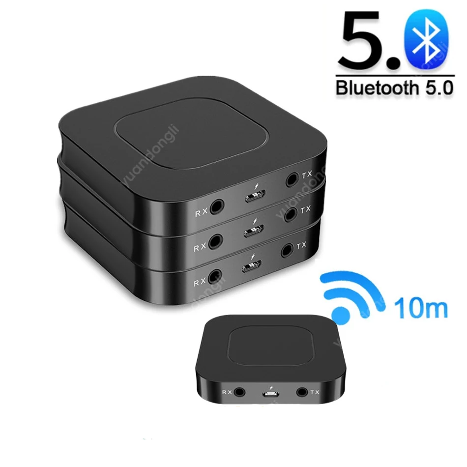 Приемник-передатчик Bluetooth 5 0 2 в 1 беспроводной аудио адаптер портативный