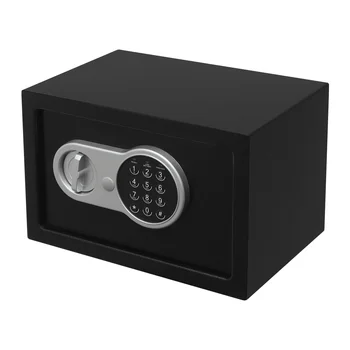 Digital Lock Safe Box with Keys Deposit Box Cubic Feet Digital Electronic Secret Hidden Piggy Bank for Store Money Guns 6