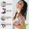 Antimicrobial Silicone Body Scrubber,Exfoliating Body Wash Scrubbers for Sensitive Skin,Shower Body Brush,Gentle Massage 5